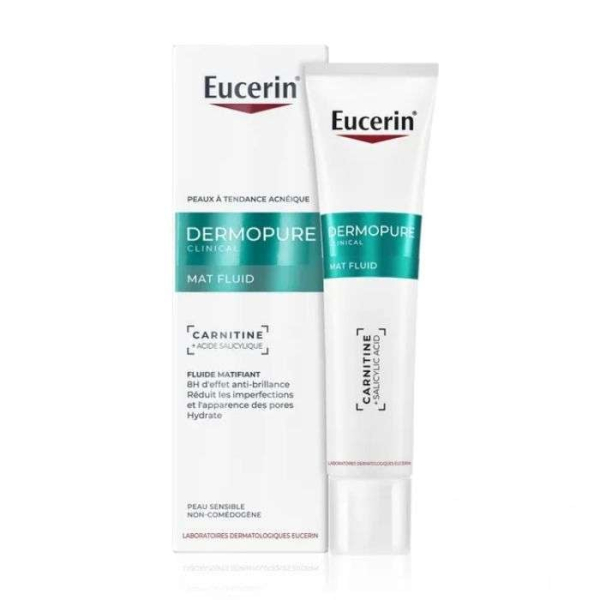 EUCERIN DERMOPURE CLINIAL MAT FLUID CARNITINE 40 ML