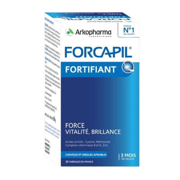 FORCAPIL CHEVEUX ET ONGLES 180 GELULES