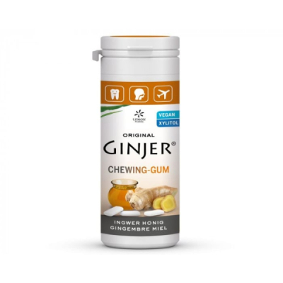 LEMON PHARMA CHEWING GUM GINGER - MIEL 30 G