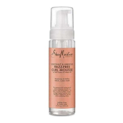 SHEA MOISTURE COCONUT ET HIBISCUS FRIZZ FREE CURL MOUSSE 222 ML