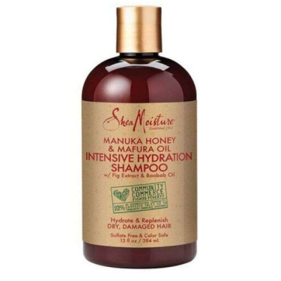 SHEA MOISTURE MANUKA HONEY ET MAFURA OIL SHAMPOOING HYDRATATION INTENSIVE 384 ML