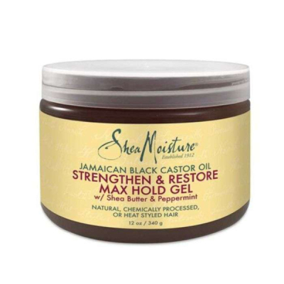SHEA MOISTURE JAMAICAN BLACK CASTOR OIL STRENGTHEN ET RESTORE STYLING MAX HOLD GEL 340G