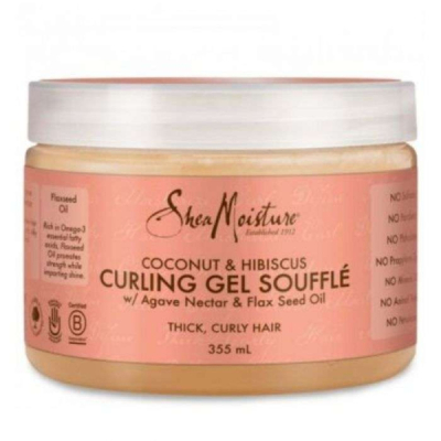 SHEA MOISTURE COCONUT ET HIBISCUS CURLING GEL SOUFFLE 355ML