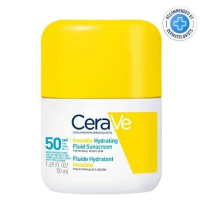 CeraVe Écran Fluide Invisible Hydratant SPF50+ 50 ml | PUREA Maroc