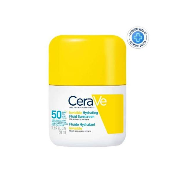 CeraVe Écran Fluide Invisible Hydratant SPF50+ 50 ml