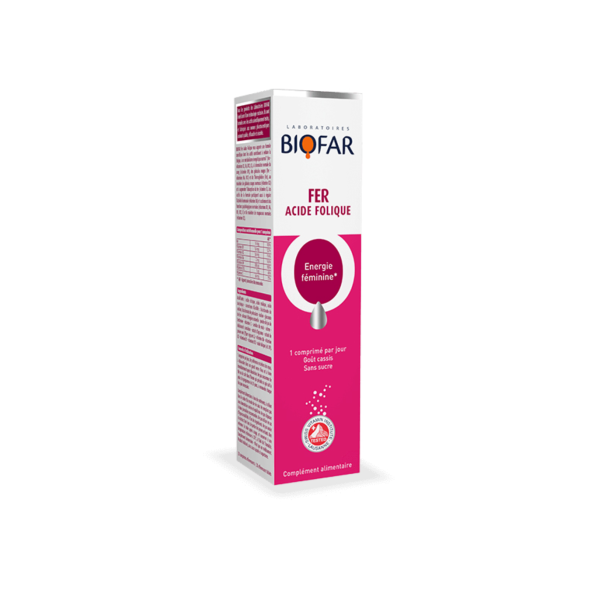 Biofar Fer Acide Folique 20 comprimés effervescents