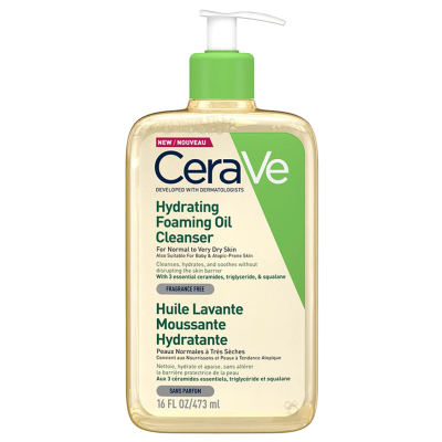 CERAVE HUILE LAVANTE MOUSSANTE HYDRATANTE 473 ML