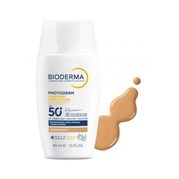 BIODERMA PHOTODERM XDEFENSE ULTRA FLUID SPF 50+ TEINTE 03 40 ML